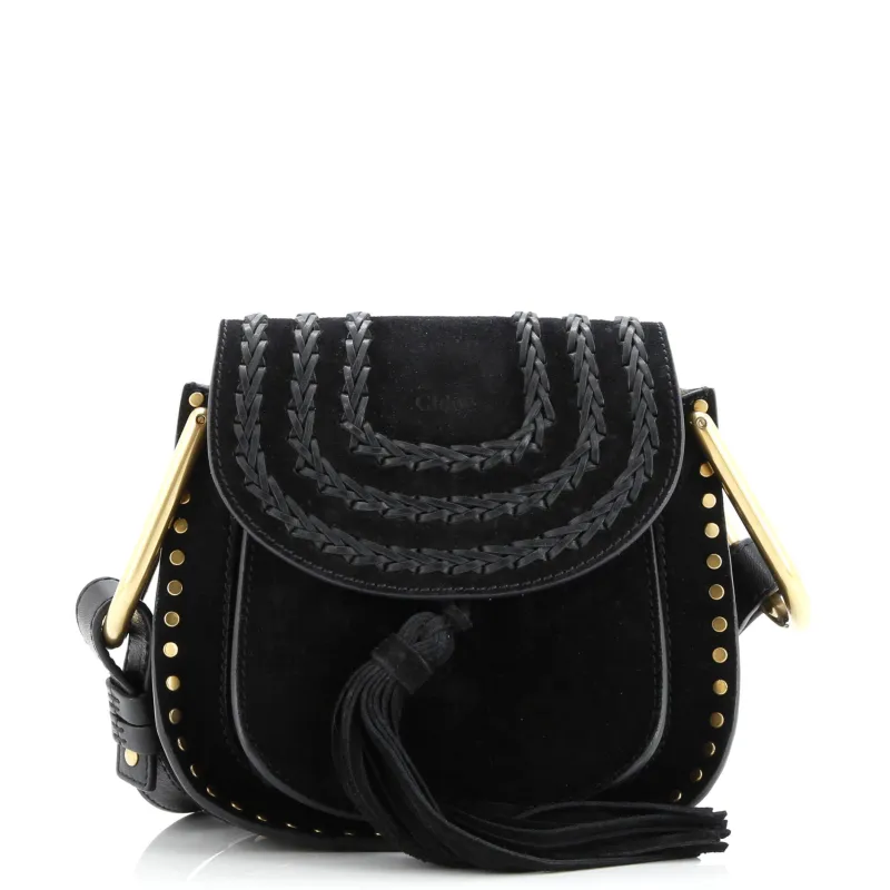 Pre-Loved Chloe Hudson Handbag Whipstitch Suede Mini sold by Zulily