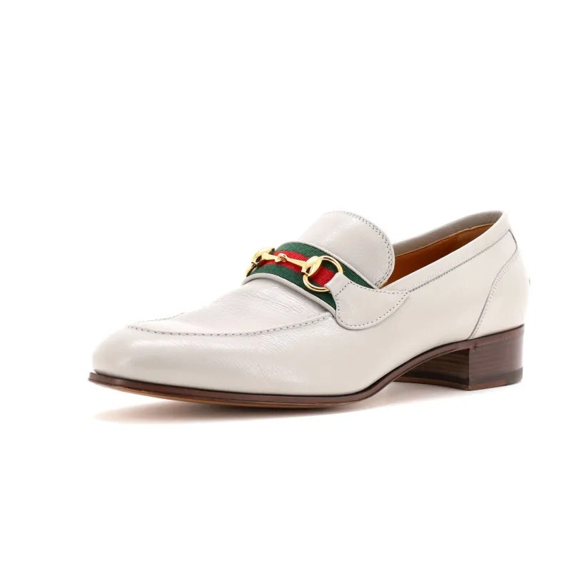 Pre-Loved Gucci Men's Horsebit Loafers Leather sold by Zulily