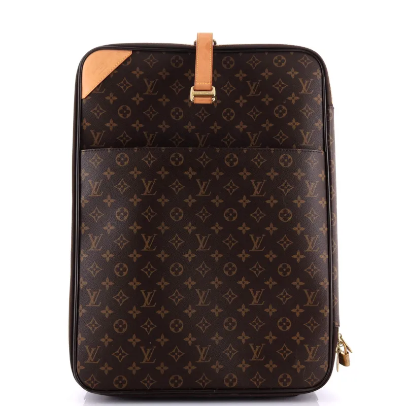 Pre-Loved Louis Vuitton Pegase Luggage Monogram Canvas 45 sold by Zulily