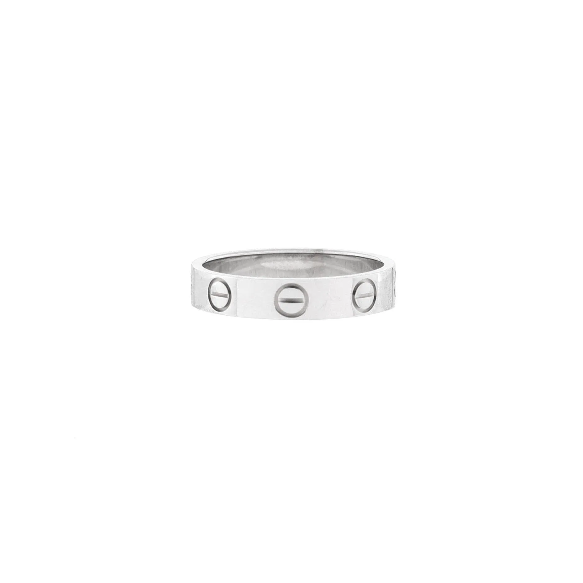 Pre-Loved Cartier Love Wedding Band Ring Platinum sold by Zulily product image thumbnail 2