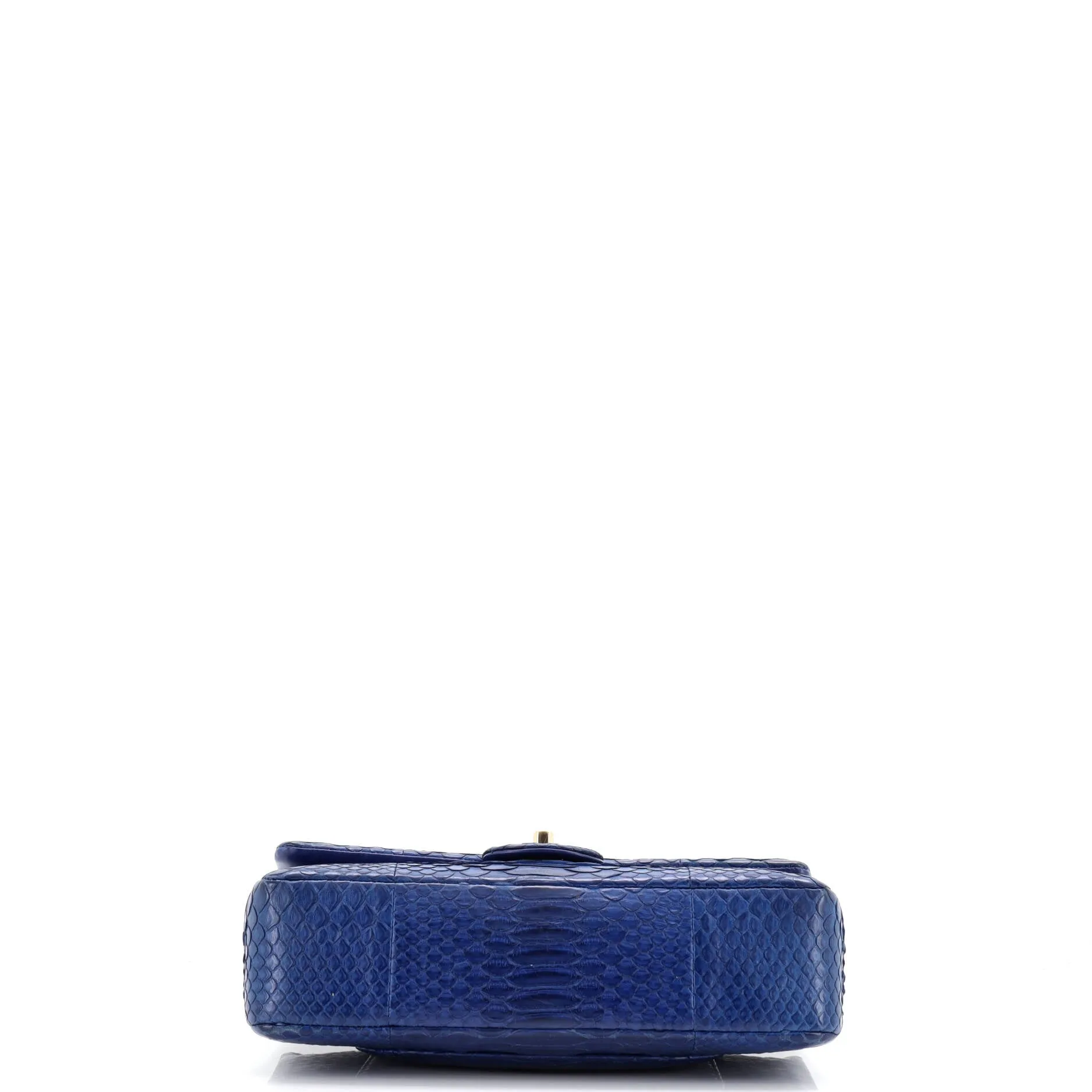 Pre-Loved Chanel Classic Double Flap Bag Python Medium sold by Zulily product image thumbnail 4