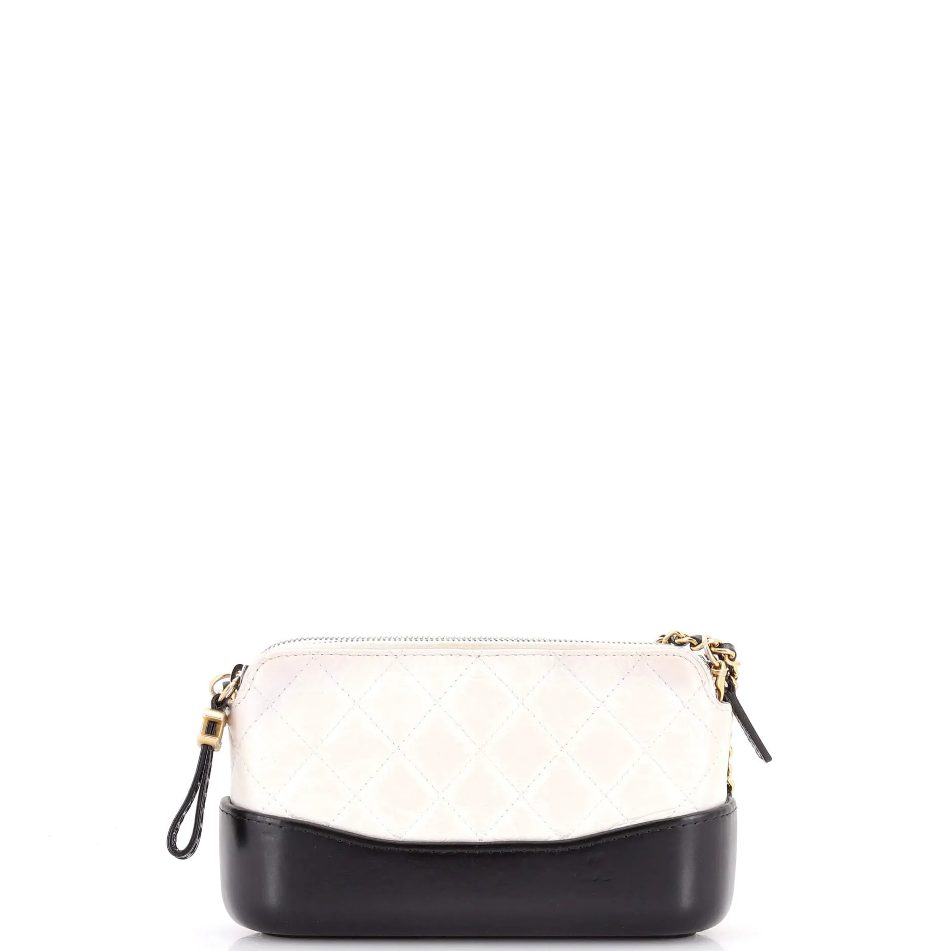 Pre-Loved Chanel Gabrielle Double Zip Clutch with Chain Quilted Aged Calfskin sold by Zulily product image thumbnail 3