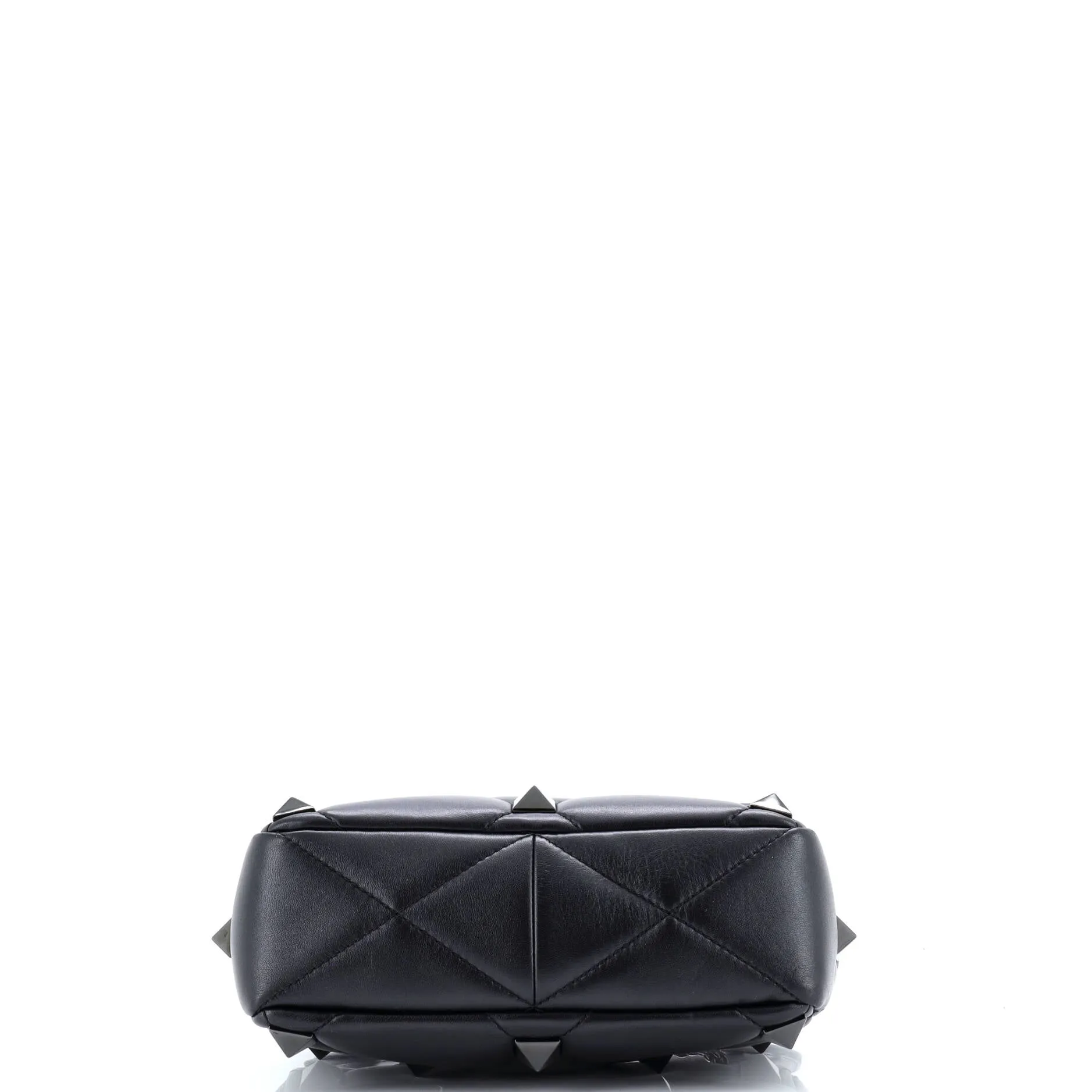Pre-Loved Valentino Roman Stud Flap Bag Quilted Leather Medium sold by Zulily product image thumbnail 4