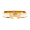 Pre-Loved Hermes Clic H Bracelet Enamel Narrow sold by Zulily
