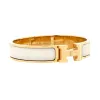 Pre-Loved Hermes Clic H Bracelet Enamel Narrow sold by Zulily