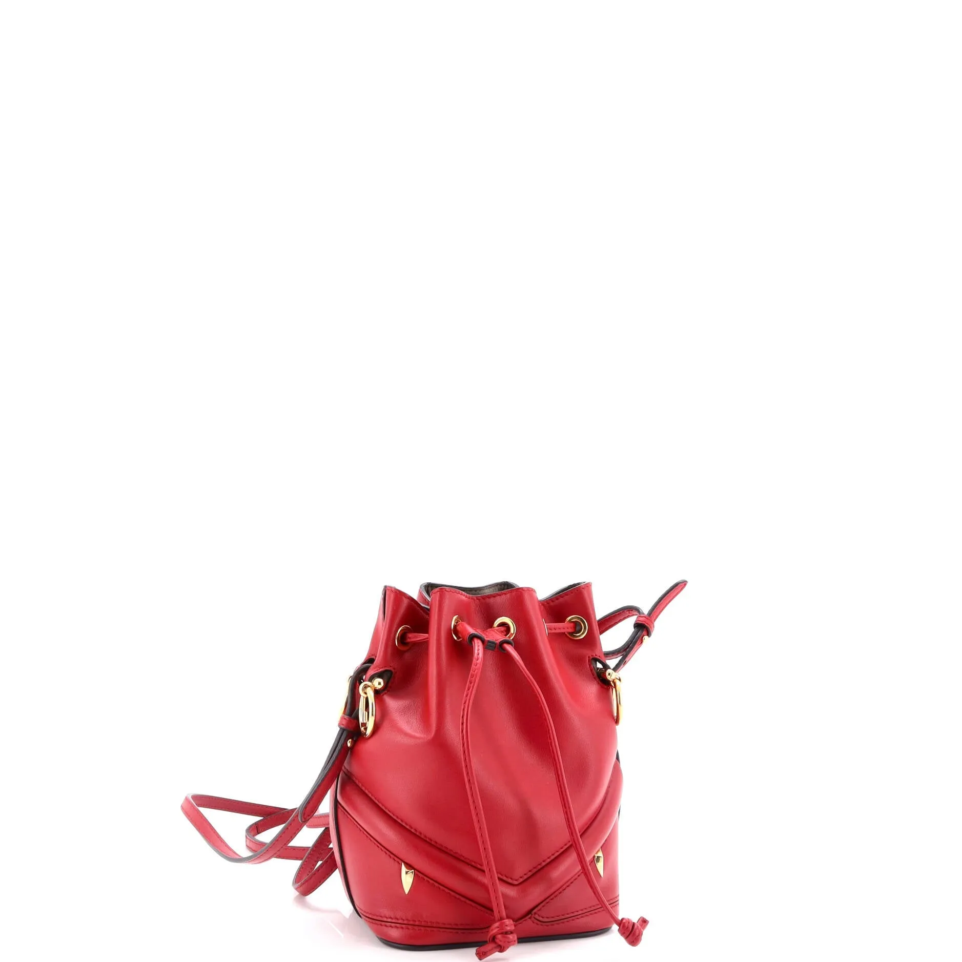 Pre-Loved Fendi Monster Mon Tresor Bucket Bag Leather Mini sold by Zulily product image thumbnail 2