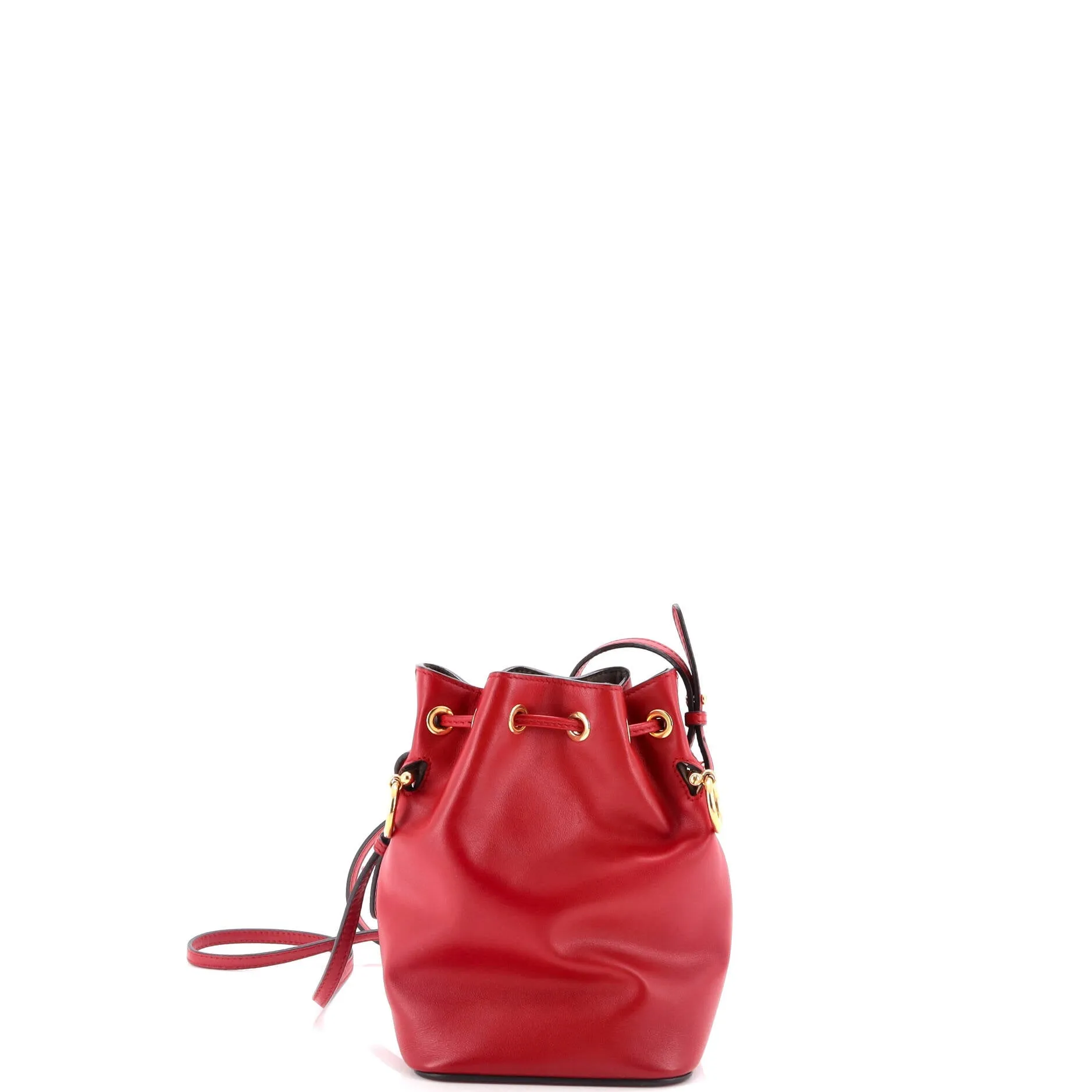 Pre-Loved Fendi Monster Mon Tresor Bucket Bag Leather Mini sold by Zulily product image thumbnail 3