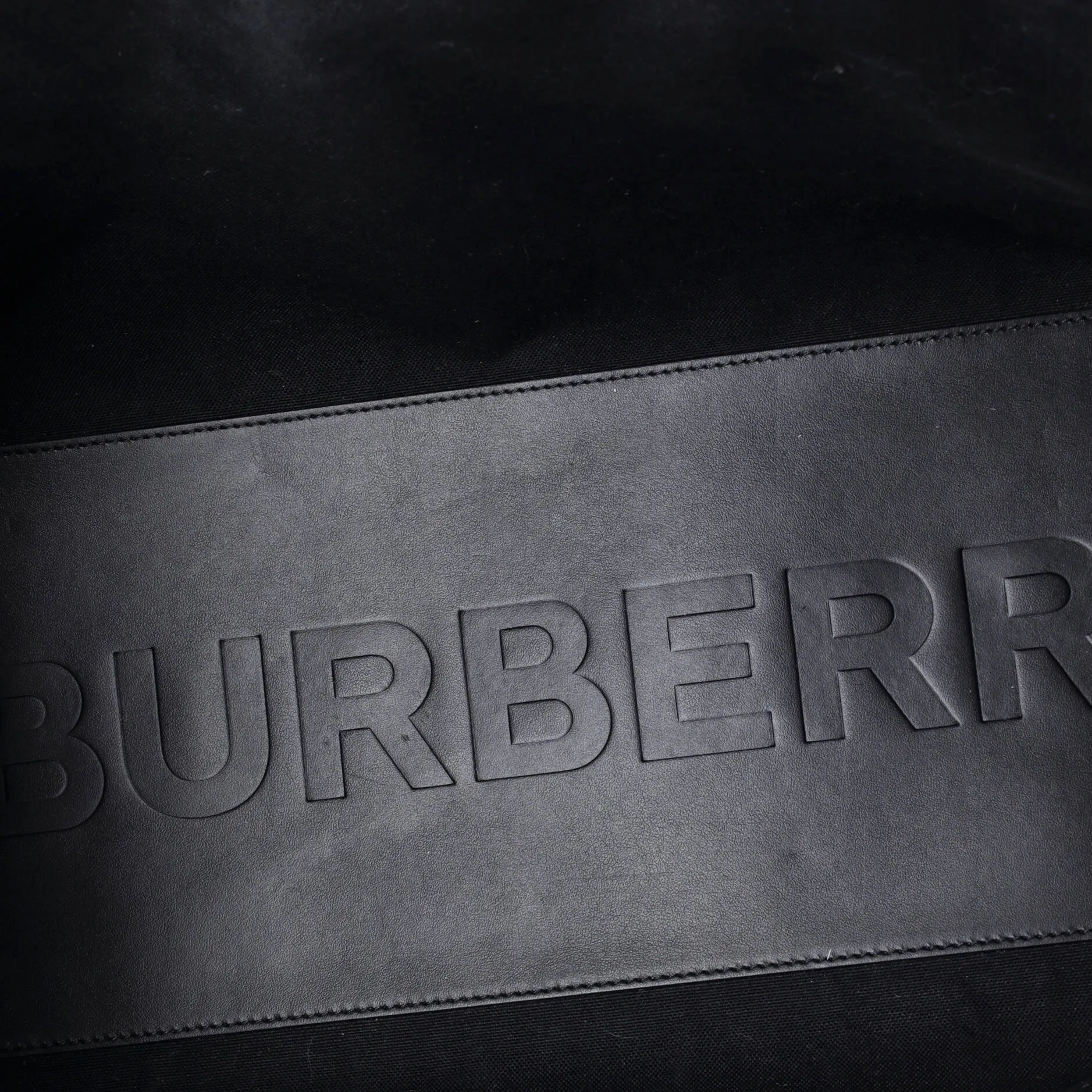 Pre-Loved Burberry Denny Tote Check Embossed Leather Large sold by Zulily product image thumbnail 5