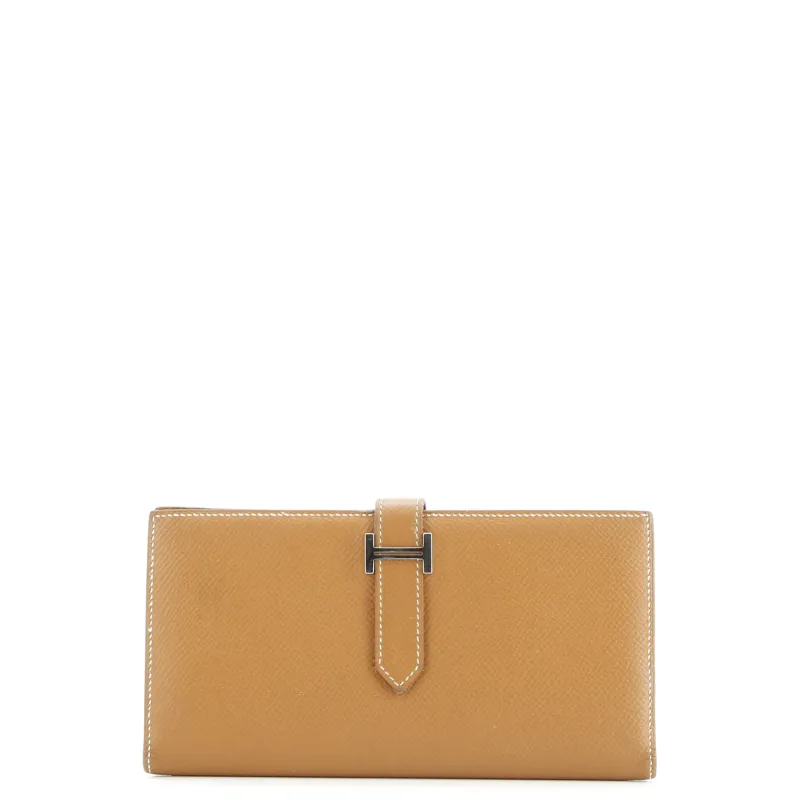 Pre-Loved Hermes Bearn Wallet Epsom Long made by Hermes