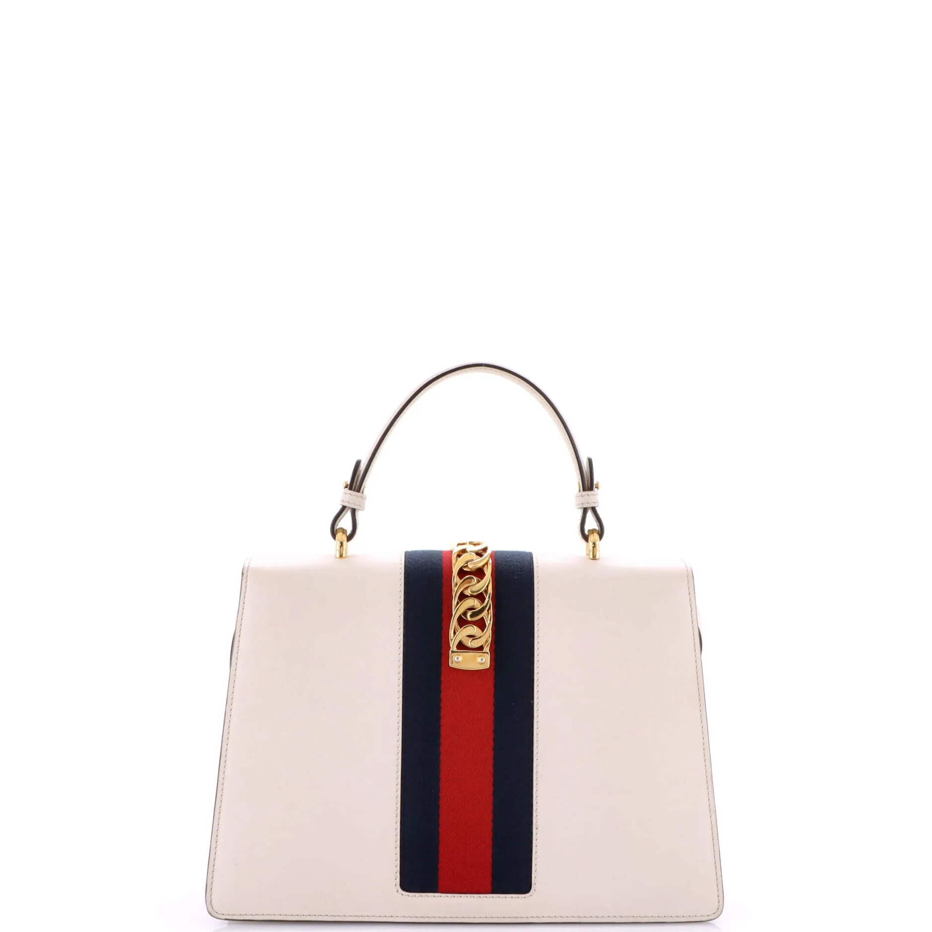 Pre-Loved Gucci Sylvie Top Handle Bag Leather Medium sold by Zulily product image thumbnail 3