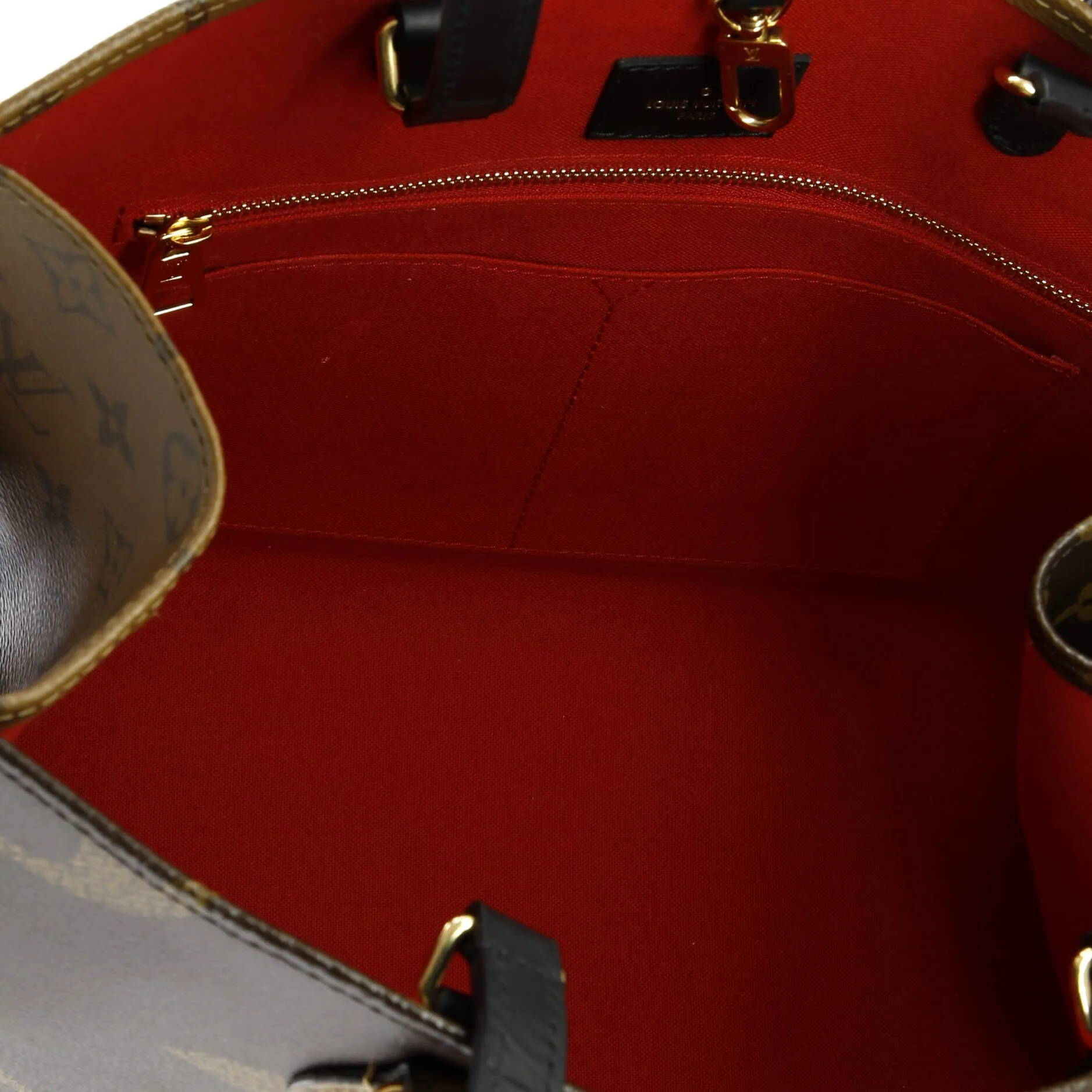 Pre-Loved Louis Vuitton OnTheGo Tote Reverse Monogram Giant MM sold by Zulily product image thumbnail 5