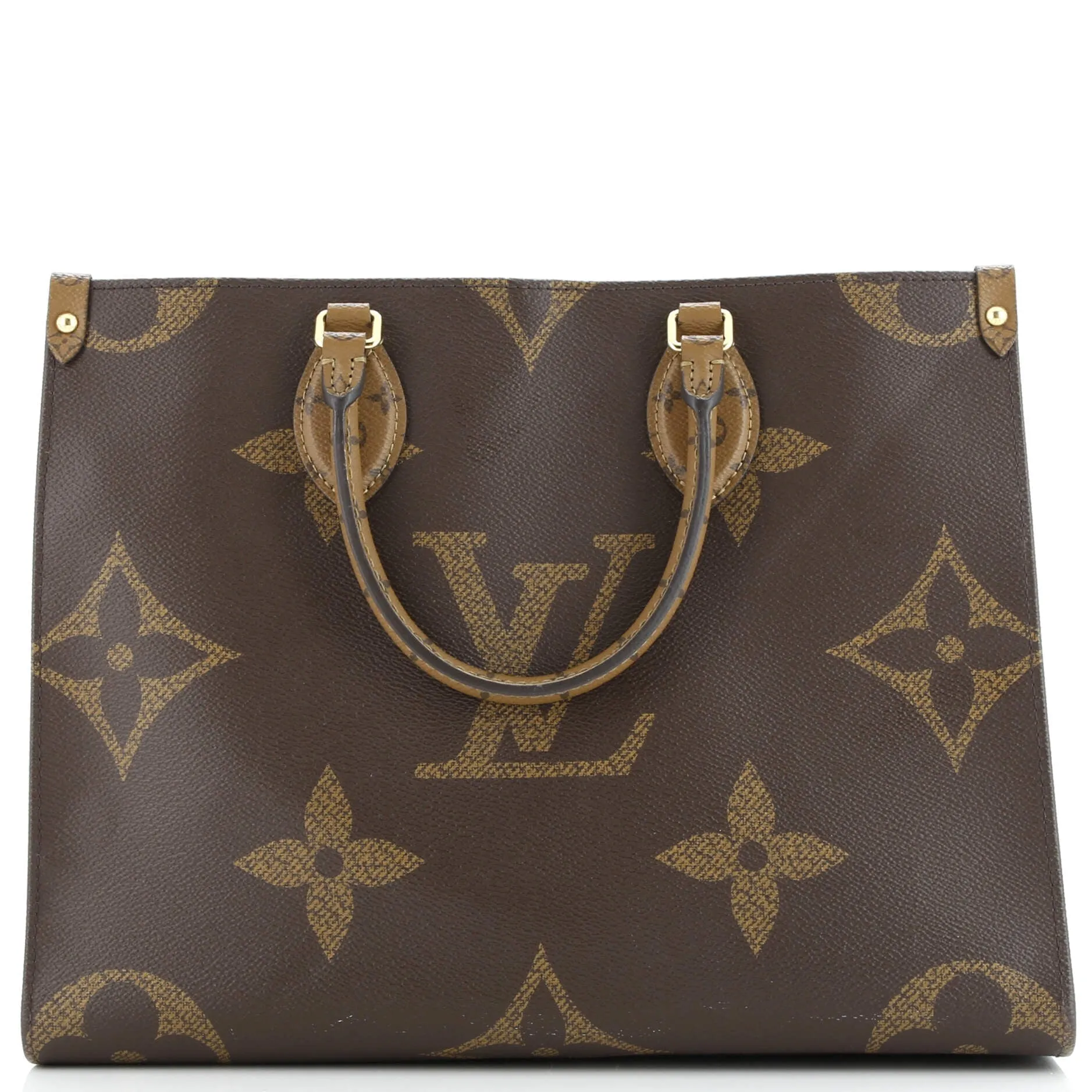 Pre-Loved Louis Vuitton OnTheGo Tote Reverse Monogram Giant MM sold by Zulily