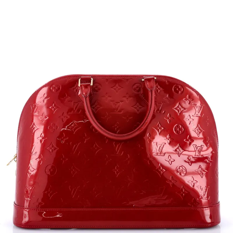 Pre-Loved Louis Vuitton Alma Handbag Monogram Vernis GM sold by Zulily