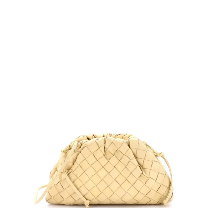 Pre-Loved Bottega Veneta The Pouch Intrecciato Nappa Mini sold by Zulily