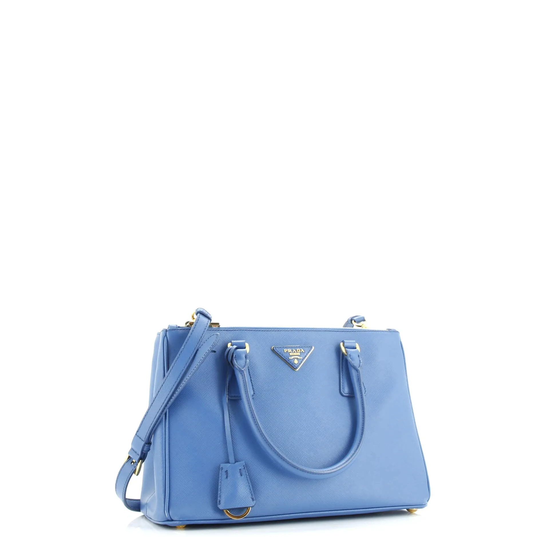 Pre-Loved Prada Double Zip Lux Tote Saffiano Leather Small sold by Zulily product image thumbnail 4