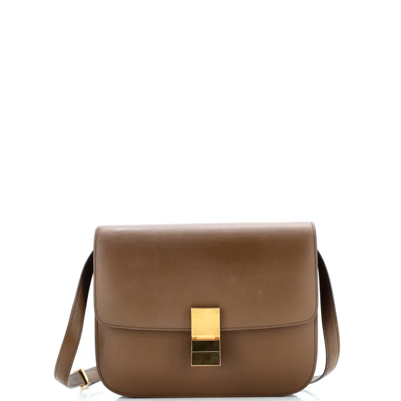 Pre-Loved Celine Classic Box Bag Grainy Leather Teen sold by Zulily
