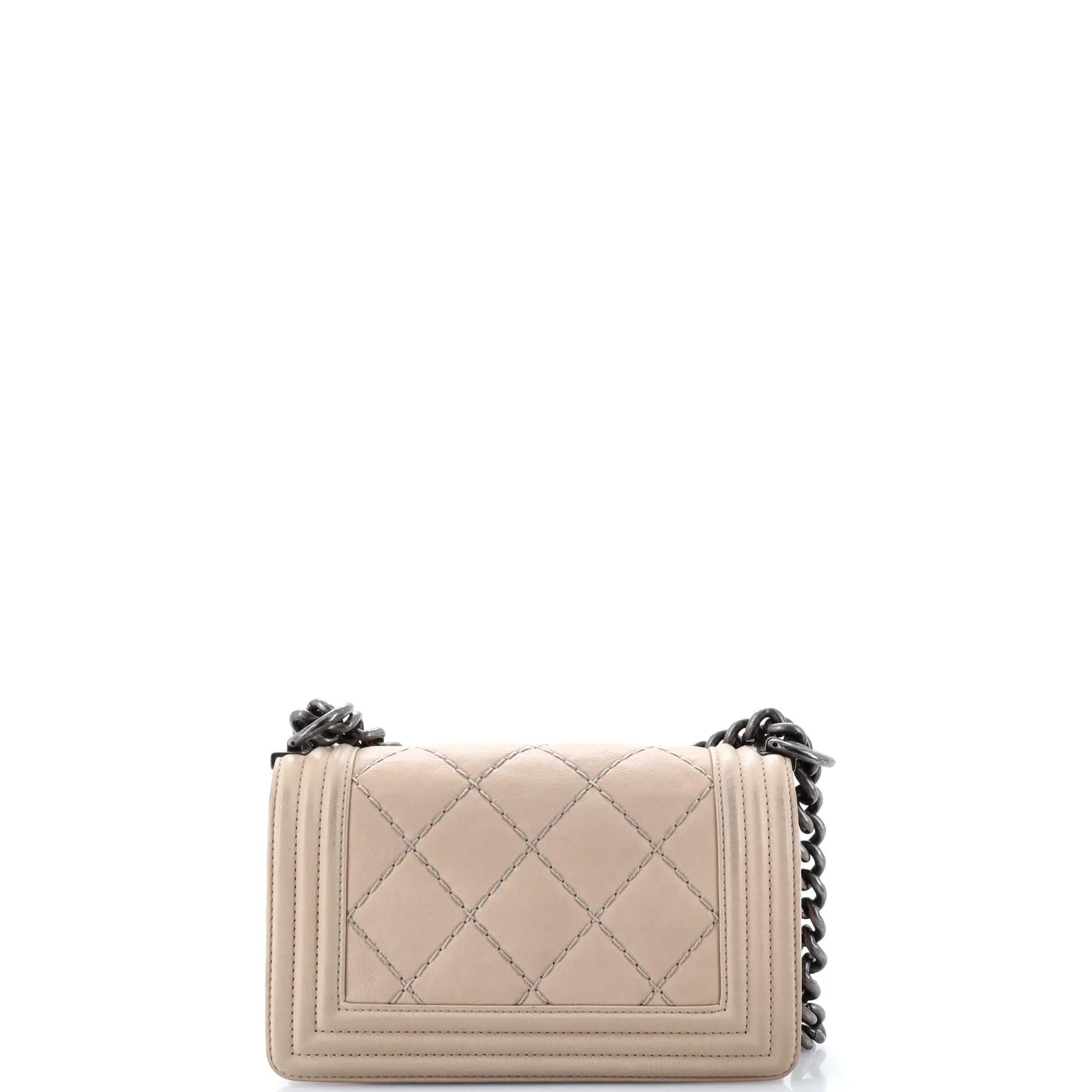 Pre-Loved Chanel Stitch Boy Flap Bag Quilted Calfskin Small sold by Zulily product image thumbnail 4