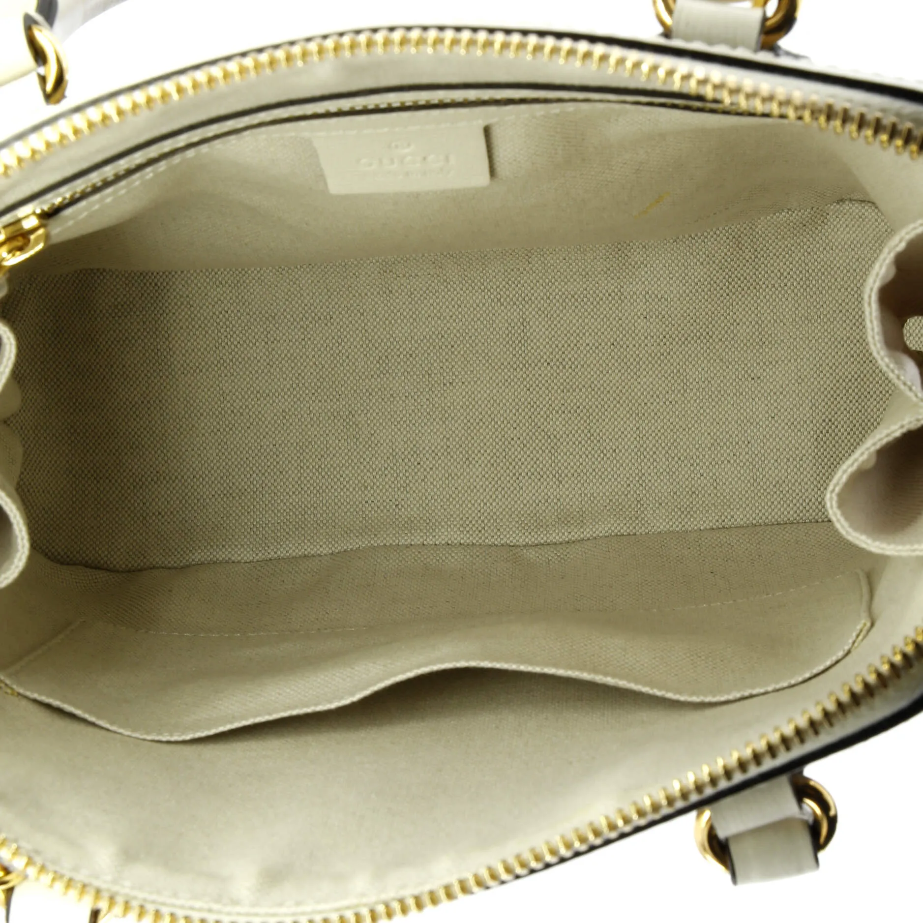 Pre-Loved Gucci Horsebit 1955 Top Handle Bag GG Coated Canvas with Leather Small sold by Zulily product image thumbnail 5