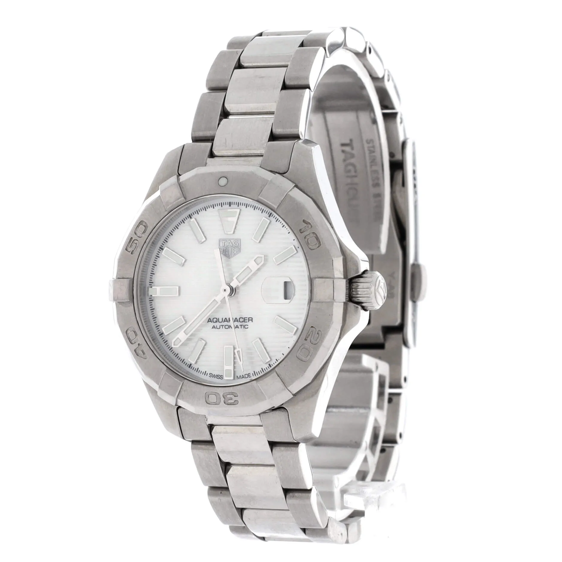 Pre-Loved Tag Heuer Aquaracer Automatic Watch Stainless Steel 32 sold by Zulily product image thumbnail 3