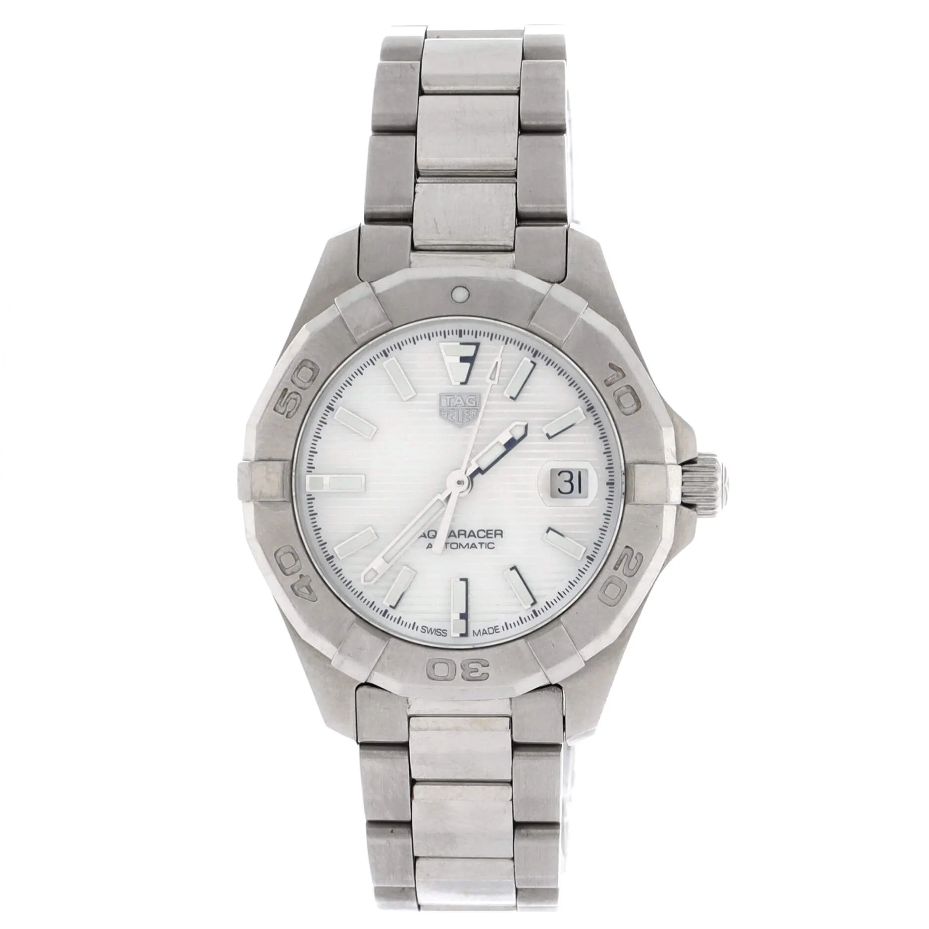 Pre-Loved Tag Heuer Aquaracer Automatic Watch Stainless Steel 32 sold by Zulily