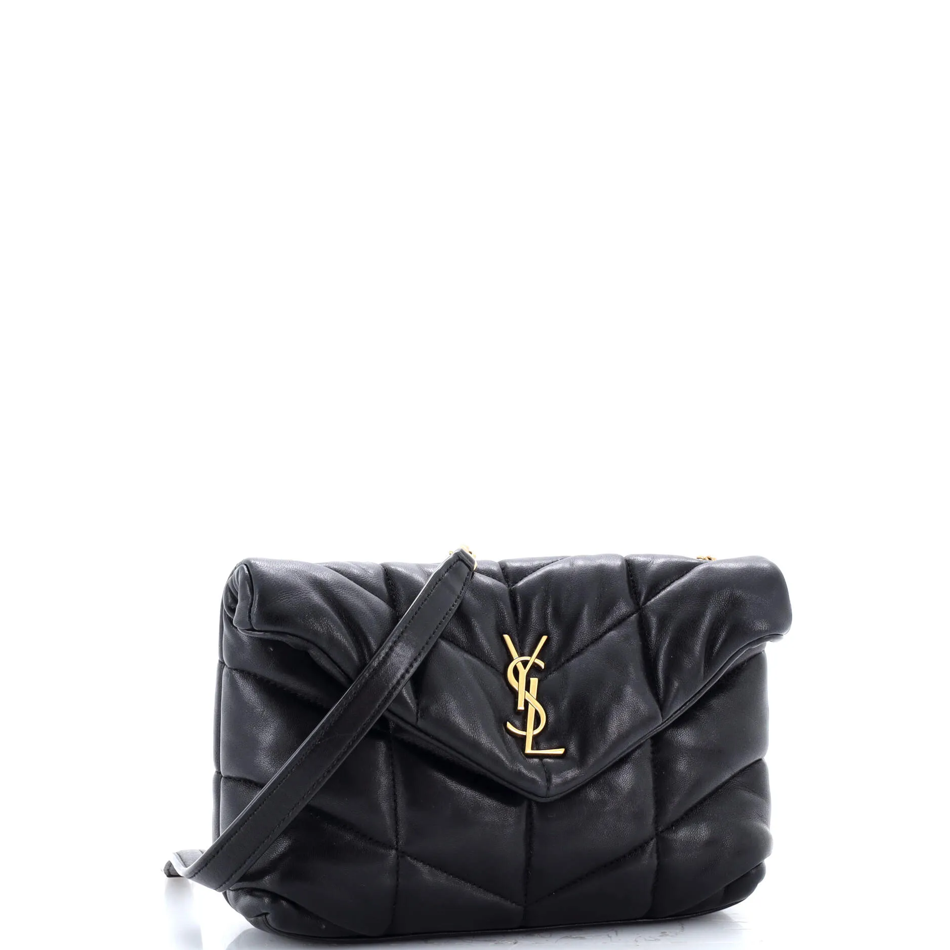 Pre-Loved Saint Laurent Loulou Puffer Shoulder Bag Quilted Leather Mini sold by Zulily product image thumbnail 2