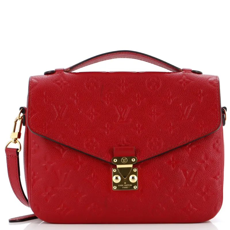 Pre-Loved Louis Vuitton Pochette Metis Monogram Empreinte Leather sold by Zulily