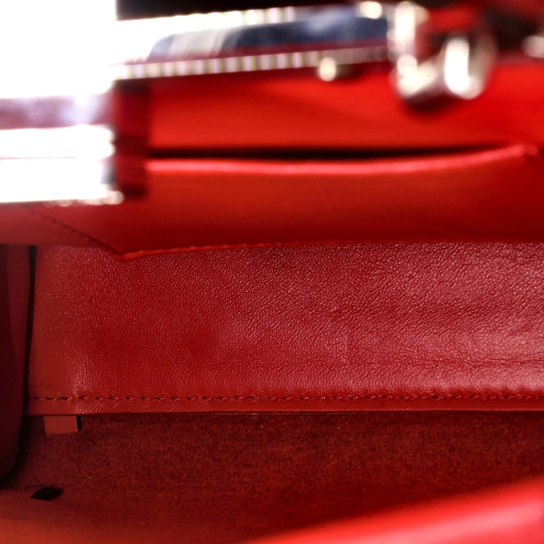 Pre-Loved Fendi Bow Peekaboo Bag Whipstitch Leather Mini sold by Zulily product image thumbnail 5