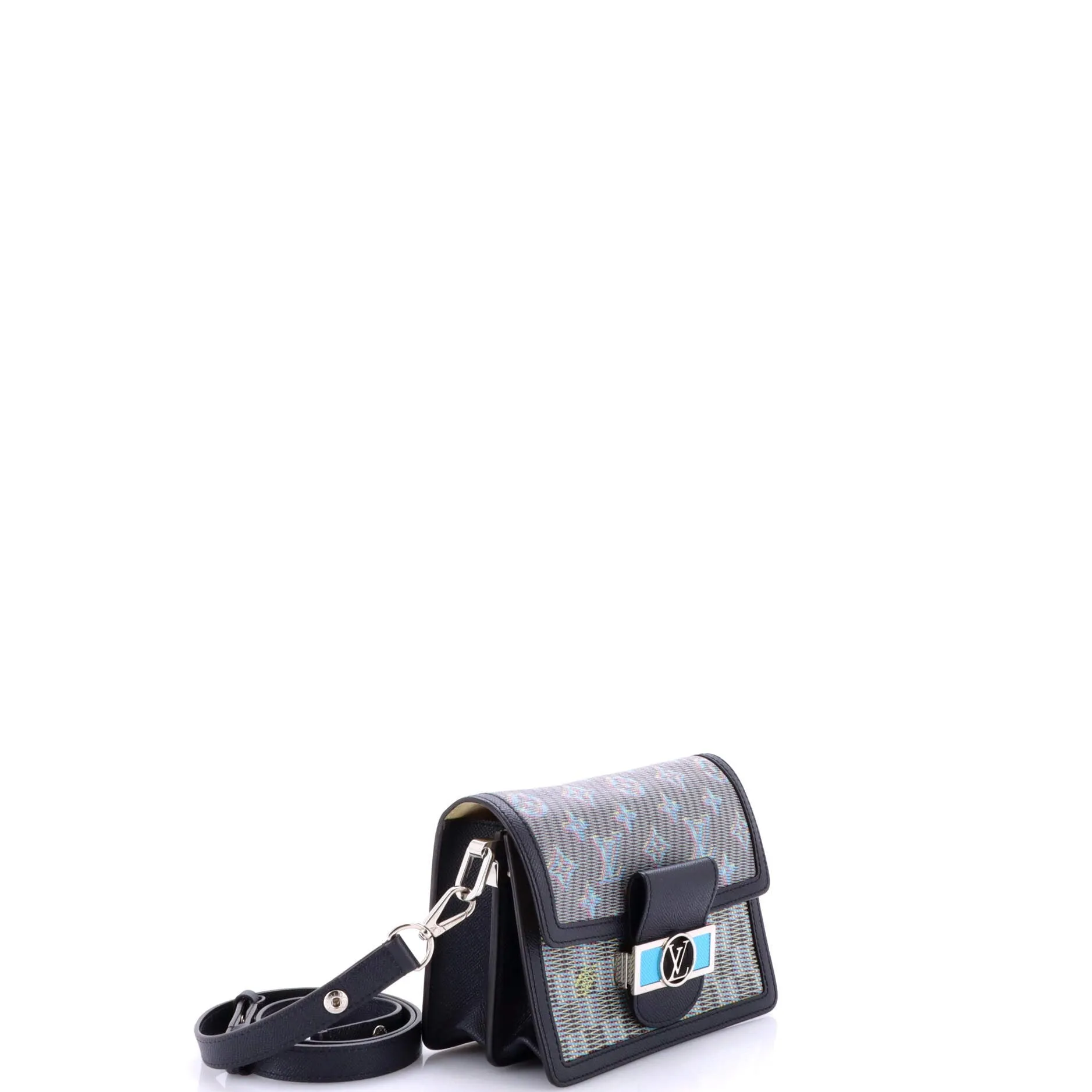 Pre-Loved Louis Vuitton Dauphine Shoulder Bag Damier Monogram LV Pop Canvas Mini sold by Zulily product image thumbnail 2