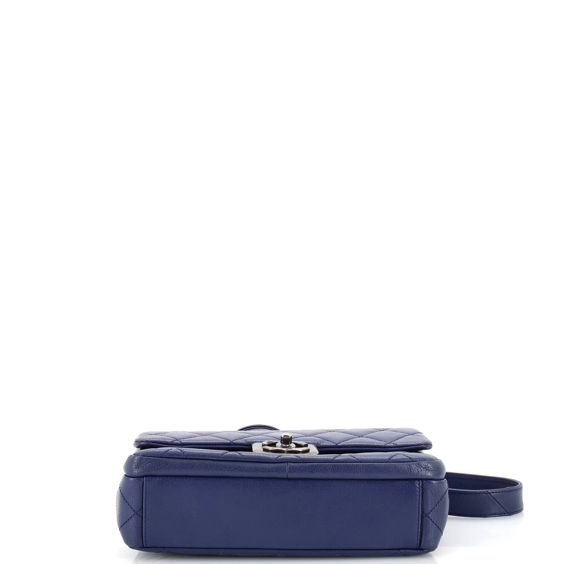 Pre-Loved Chanel Double Carry Chain Waist Bag Quilted Goatskin Small sold by Zulily product image thumbnail 5