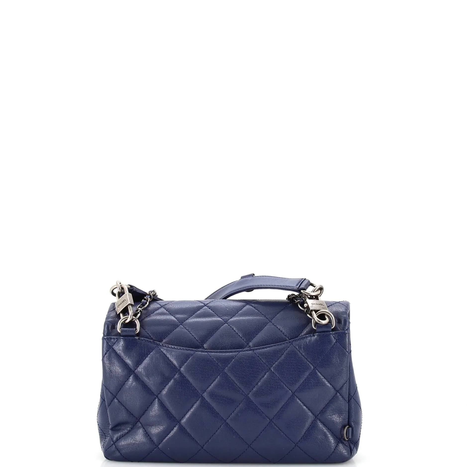 Pre-Loved Chanel Double Carry Chain Waist Bag Quilted Goatskin Small sold by Zulily product image thumbnail 4