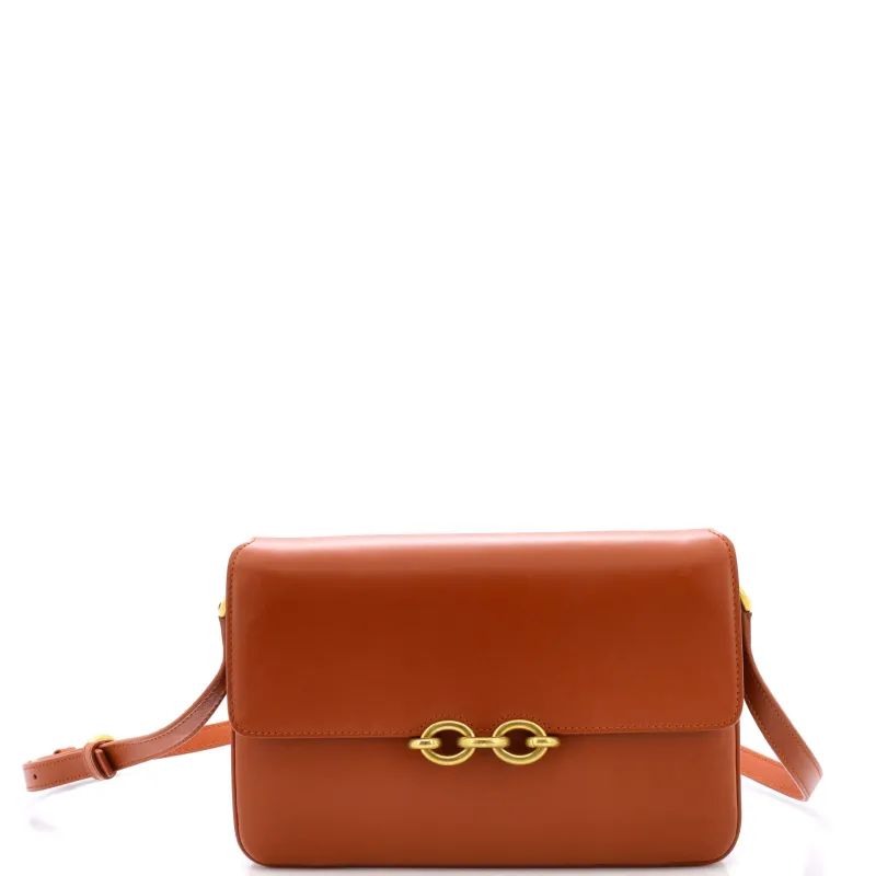 Pre-Loved Saint Laurent Le Maillon Shoulder Bag Leather Medium sold by Zulily