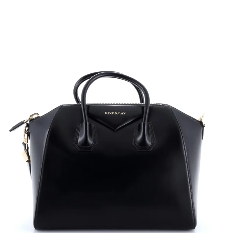 Pre-Loved Givenchy Antigona Bag Glazed Leather Medium sold by Zulily