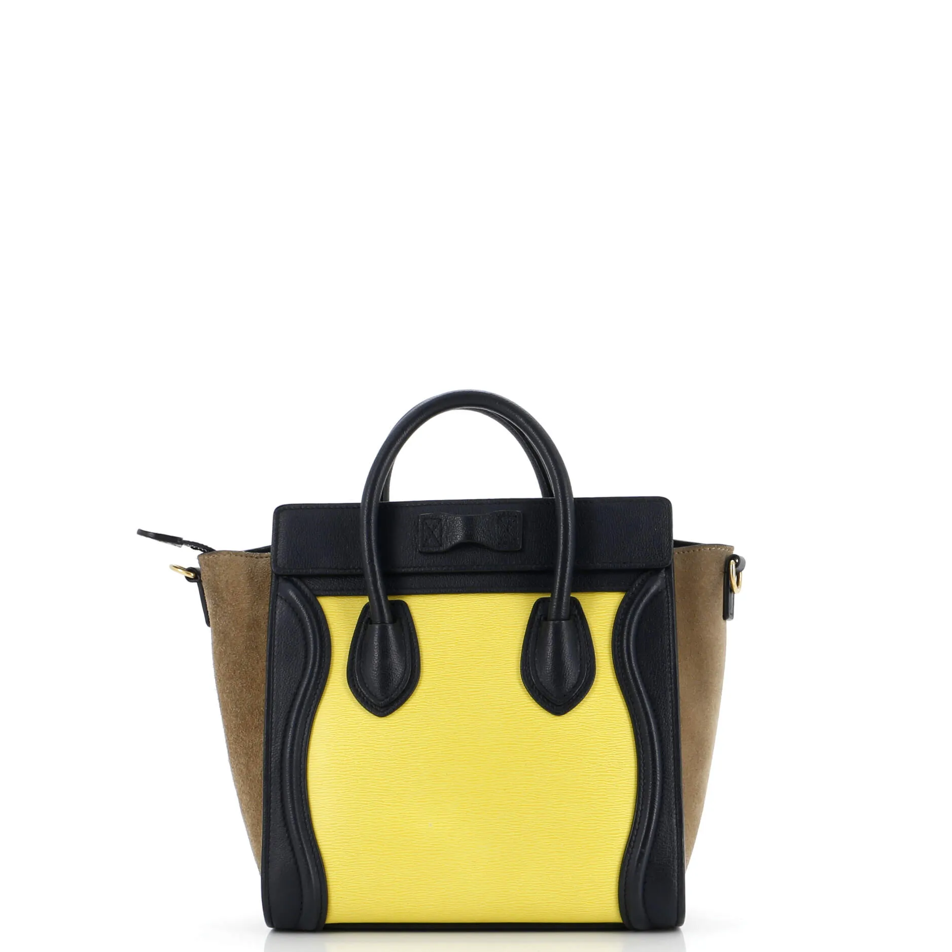 Pre-Loved Celine Tricolor Luggage Bag Leather Nano sold by Zulily product image thumbnail 3