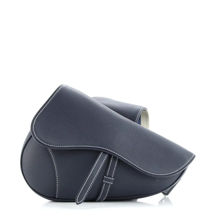 Pre-Loved Christian Dior Saddle Crossbody Bag Leather sold by Zulily