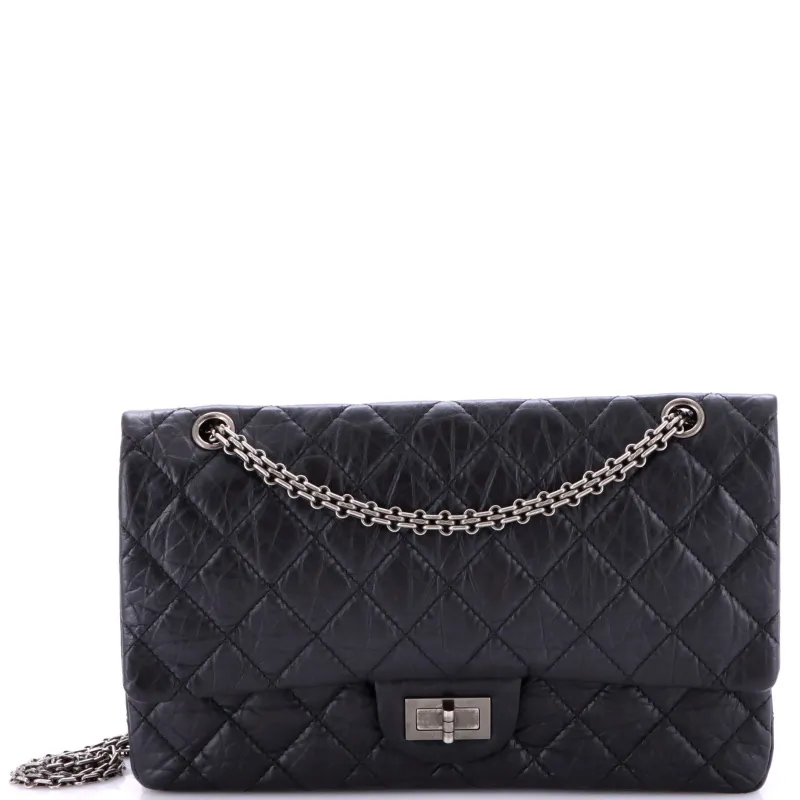 Pre-Loved Chanel Reissue 2.55 Flap Bag Quilted Aged Calfskin 227 sold by Zulily