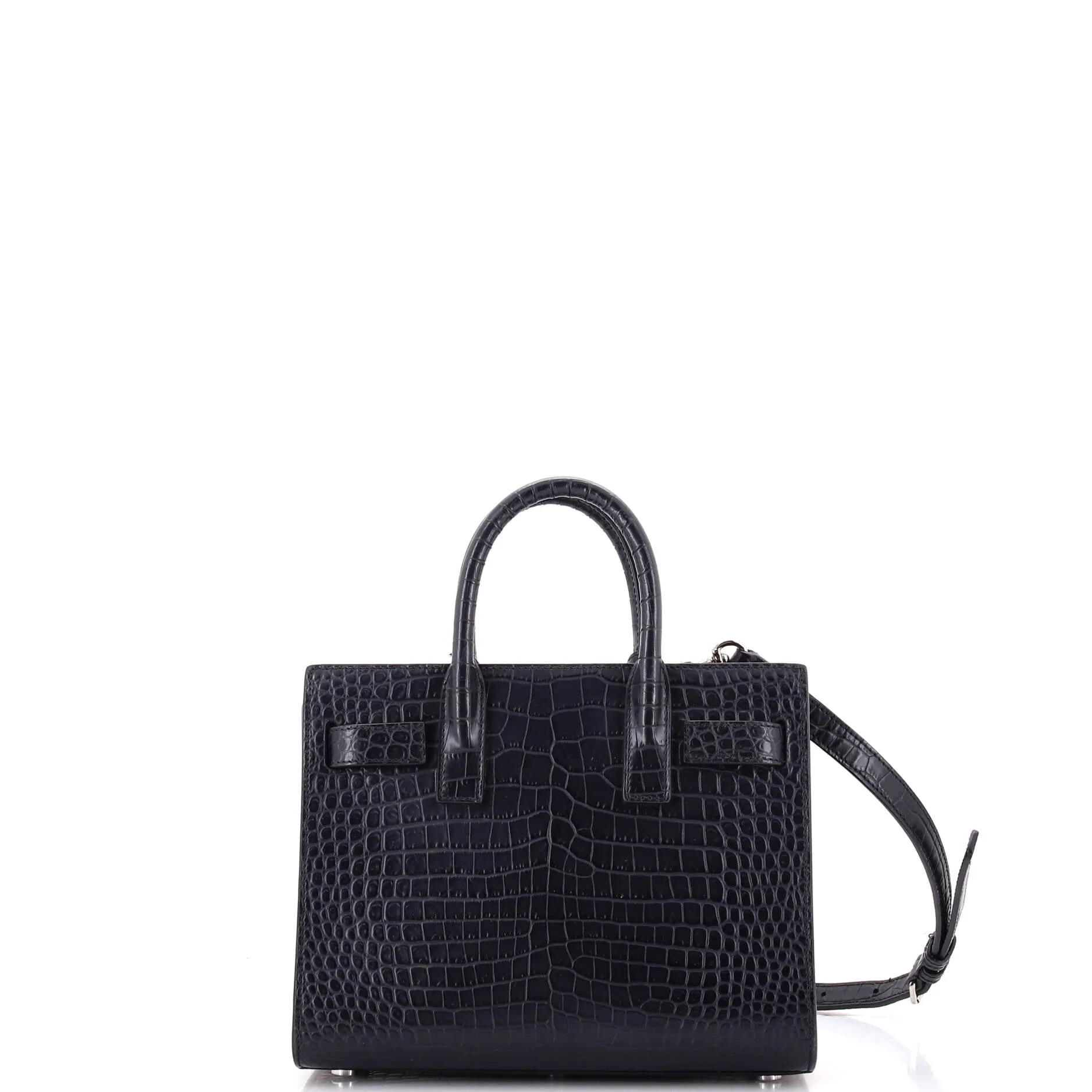 Pre-Loved Saint Laurent Sac de Jour NM Bag Crocodile Embossed Leather Nano sold by Zulily product image thumbnail 3