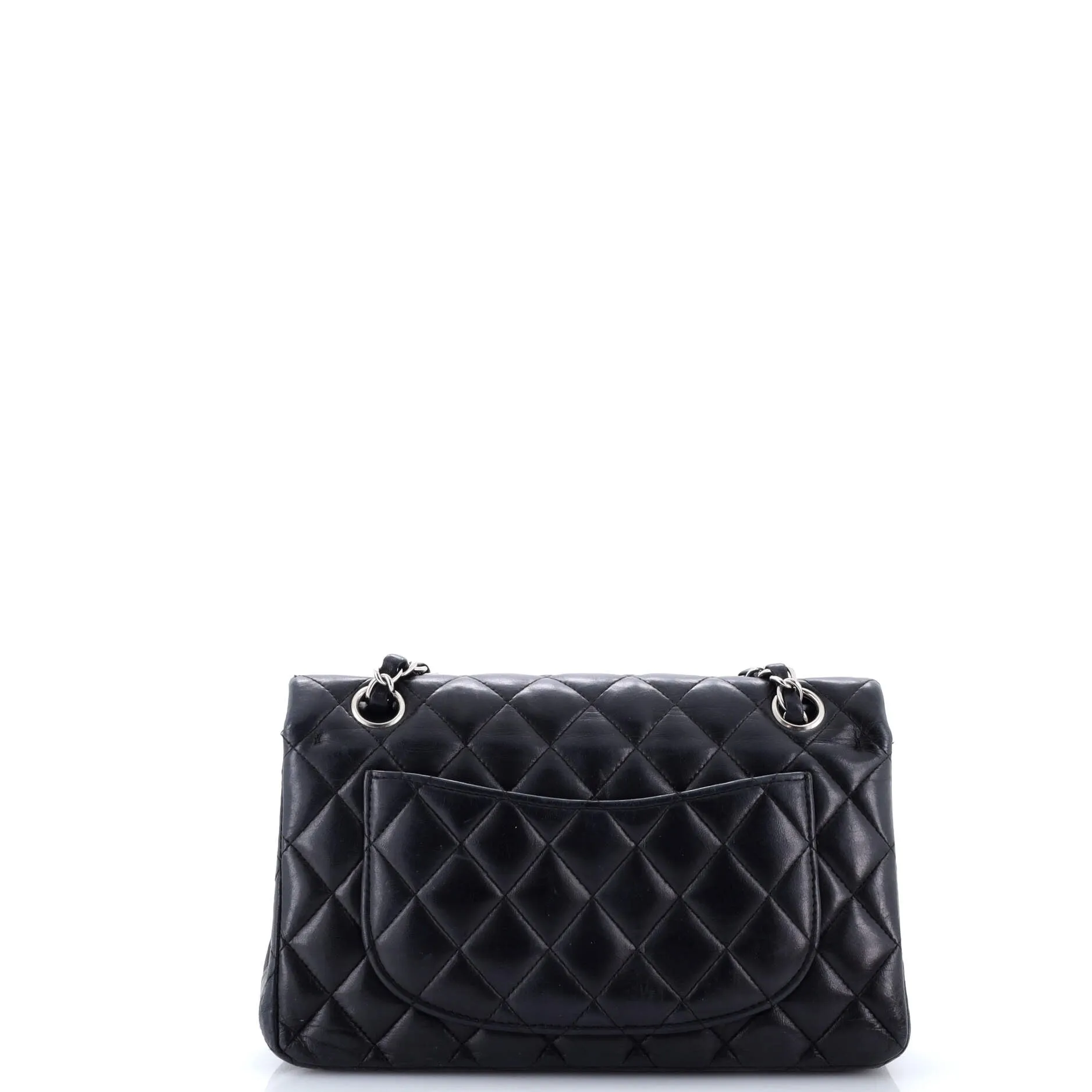 Pre-Loved Chanel Classic Double Flap Bag Quilted Lambskin Small sold by Zulily product image thumbnail 3