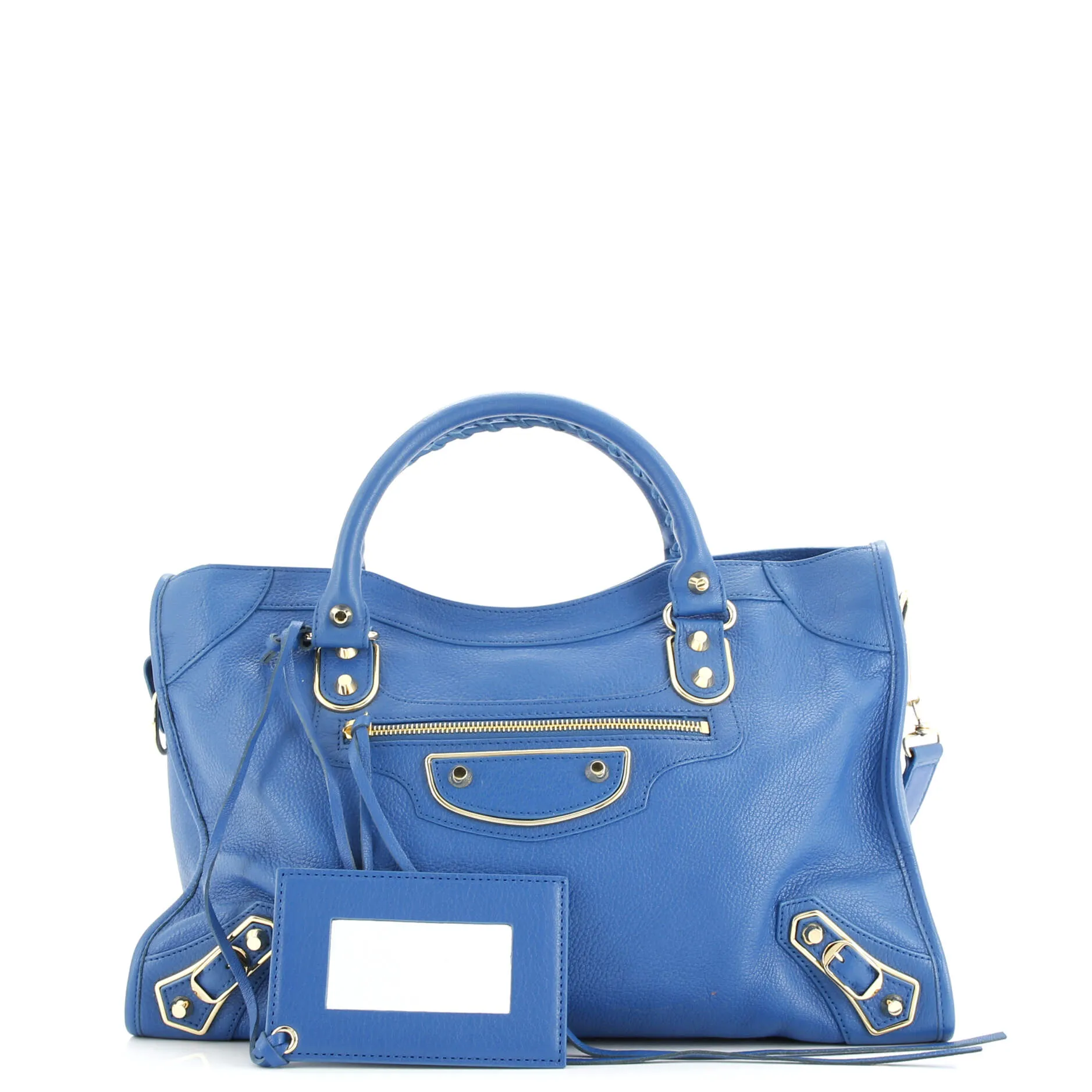 Pre-Loved Balenciaga City Classic Metallic Edge Bag Leather Medium sold by Zulily product image thumbnail 2