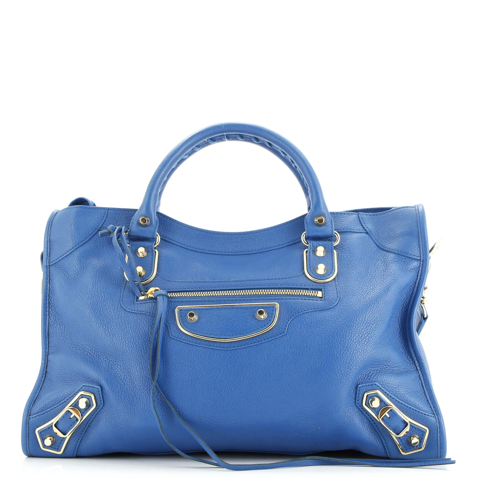 Pre-Loved Balenciaga City Classic Metallic Edge Bag Leather Medium sold by Zulily