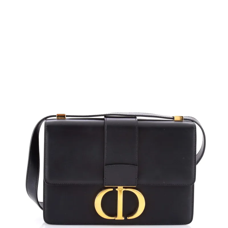 Pre-Loved Christian Dior 30 Montaigne Flap Bag Leather sold by Zulily