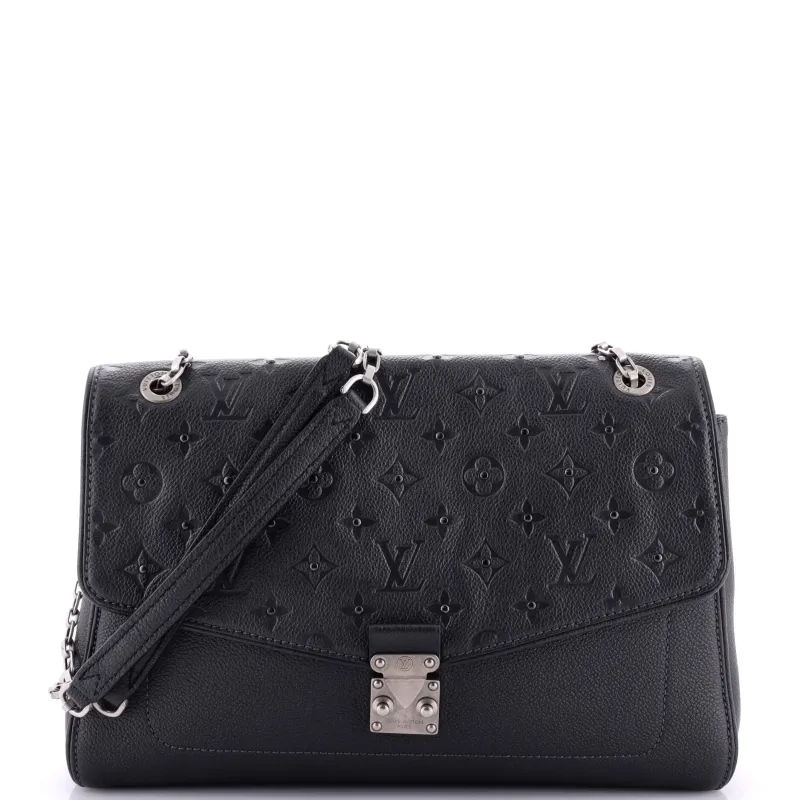 Pre-Loved Louis Vuitton Saint Germain Handbag Studded Monogram Empreinte Leather MM sold by Zulily