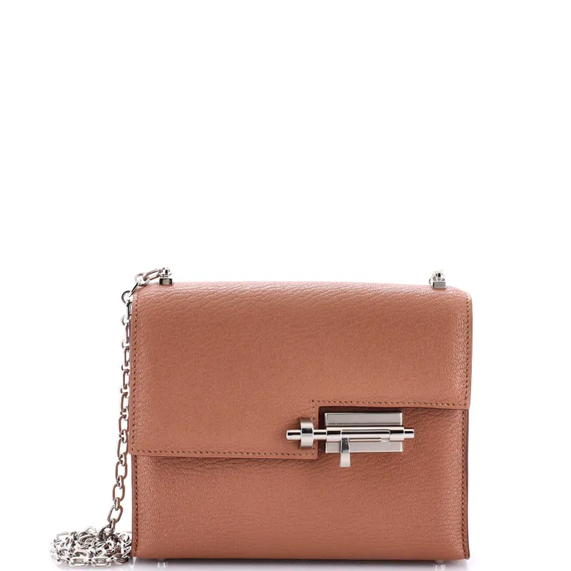 Pre-Loved Hermes Verrou Chaine Bag Chevre Mysore Mini made by Hermes