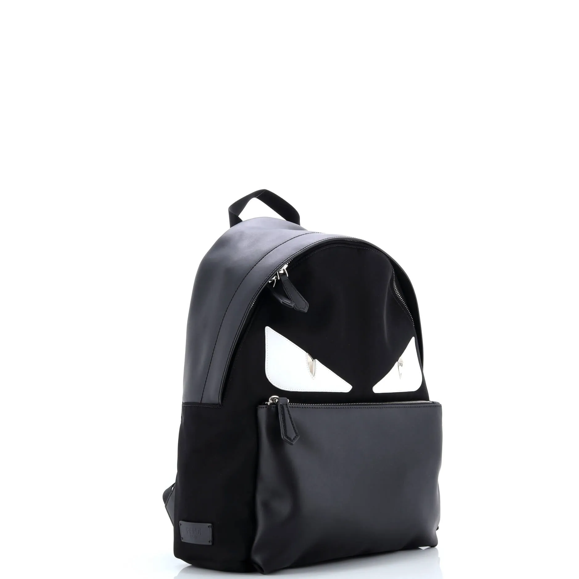 Pre-Loved Fendi Monster Backpack Nylon with Leather Large sold by Zulily product image thumbnail 2