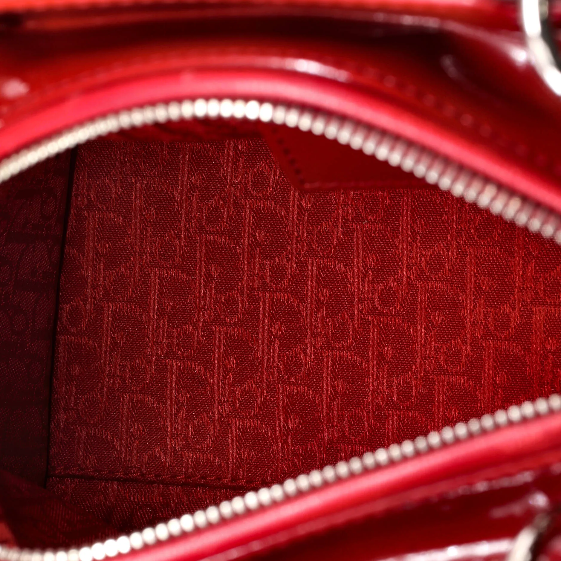 Pre-Loved Christian Dior Lady Dior Bag Cannage Quilt Patent Medium sold by Zulily product image thumbnail 5