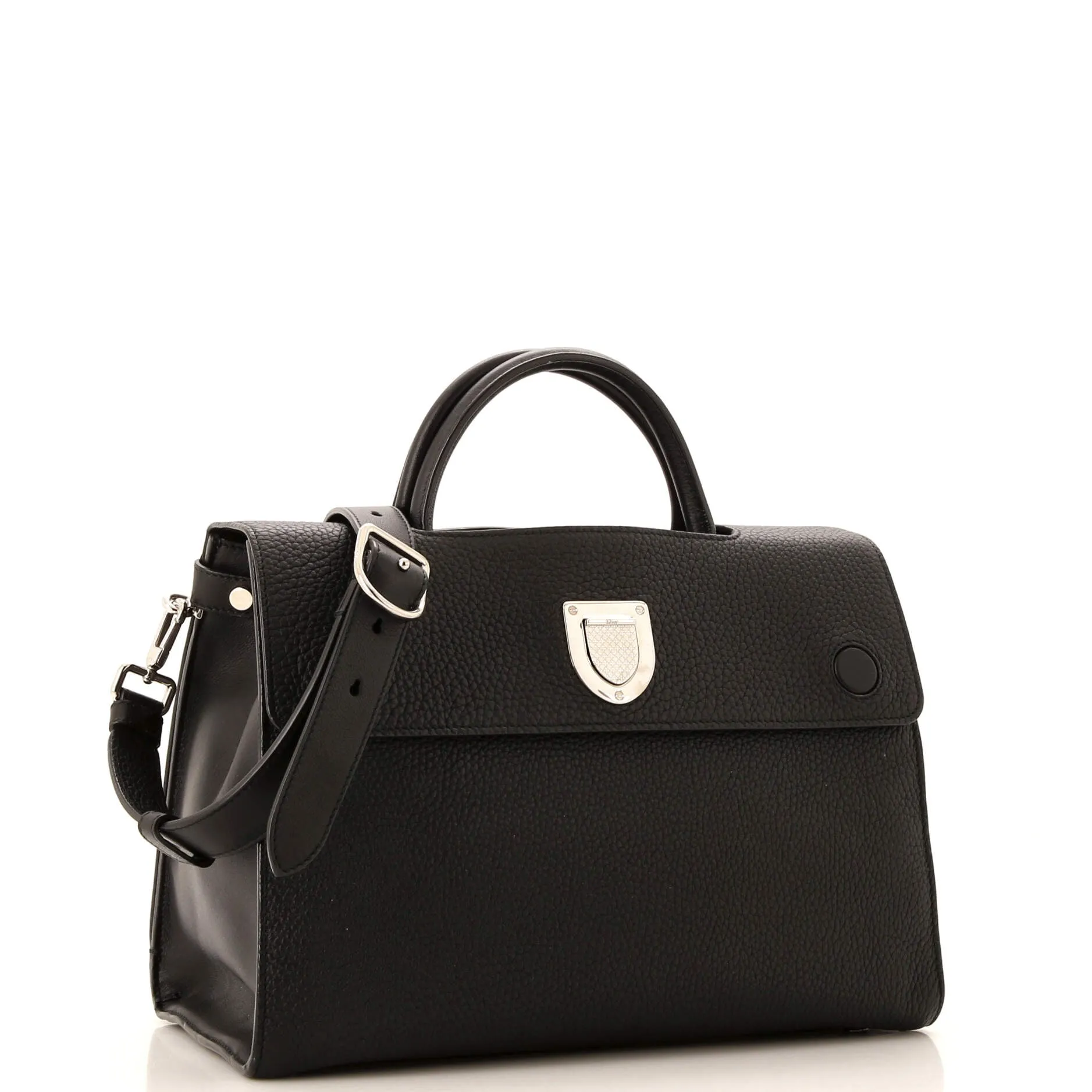 Pre-Loved Christian Dior Diorever Bag Leather Medium sold by Zulily product image thumbnail 2