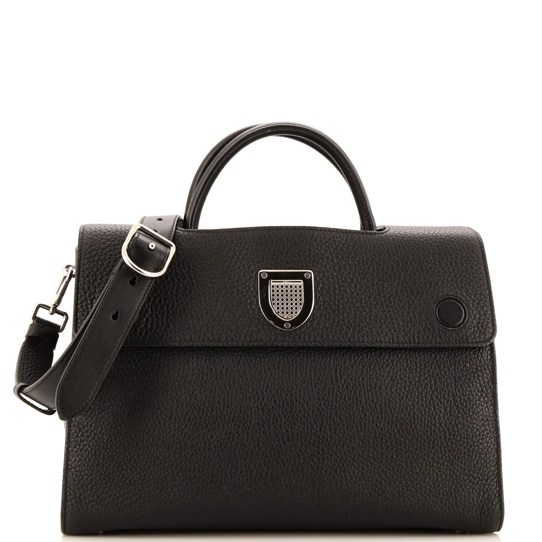 Pre-Loved Christian Dior Diorever Bag Leather Medium sold by Zulily