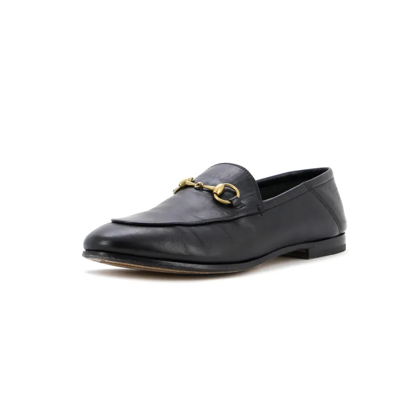 Pre-Loved Gucci Women's Jordaan Loafers Leather sold by Zulily
