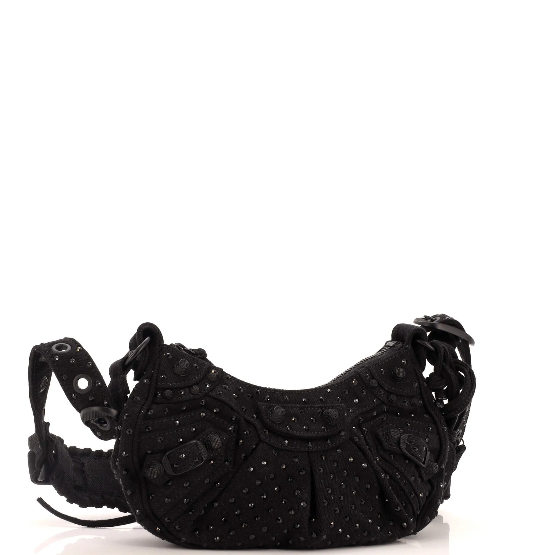 Pre-Loved Balenciaga Le Cagole Giant Studs Shoulder Bag Rhinestones XS sold by Zulily product image thumbnail 3