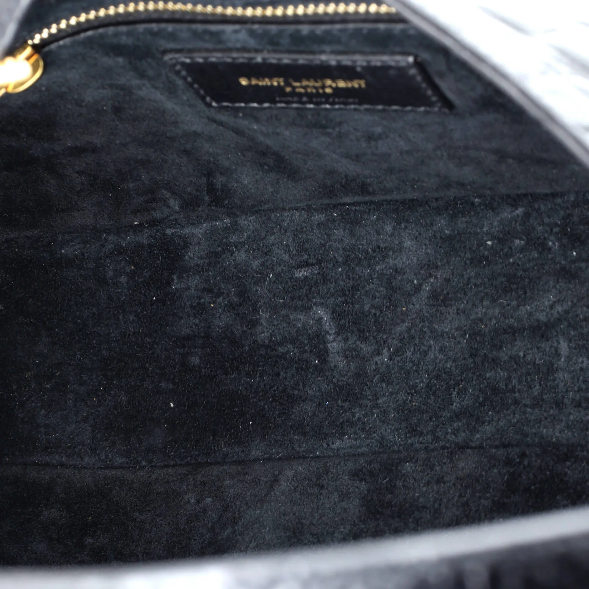 Pre-Loved Saint Laurent Le 5 a 7 Hobo Crocodile Embossed Leather Small sold by Zulily product image thumbnail 5