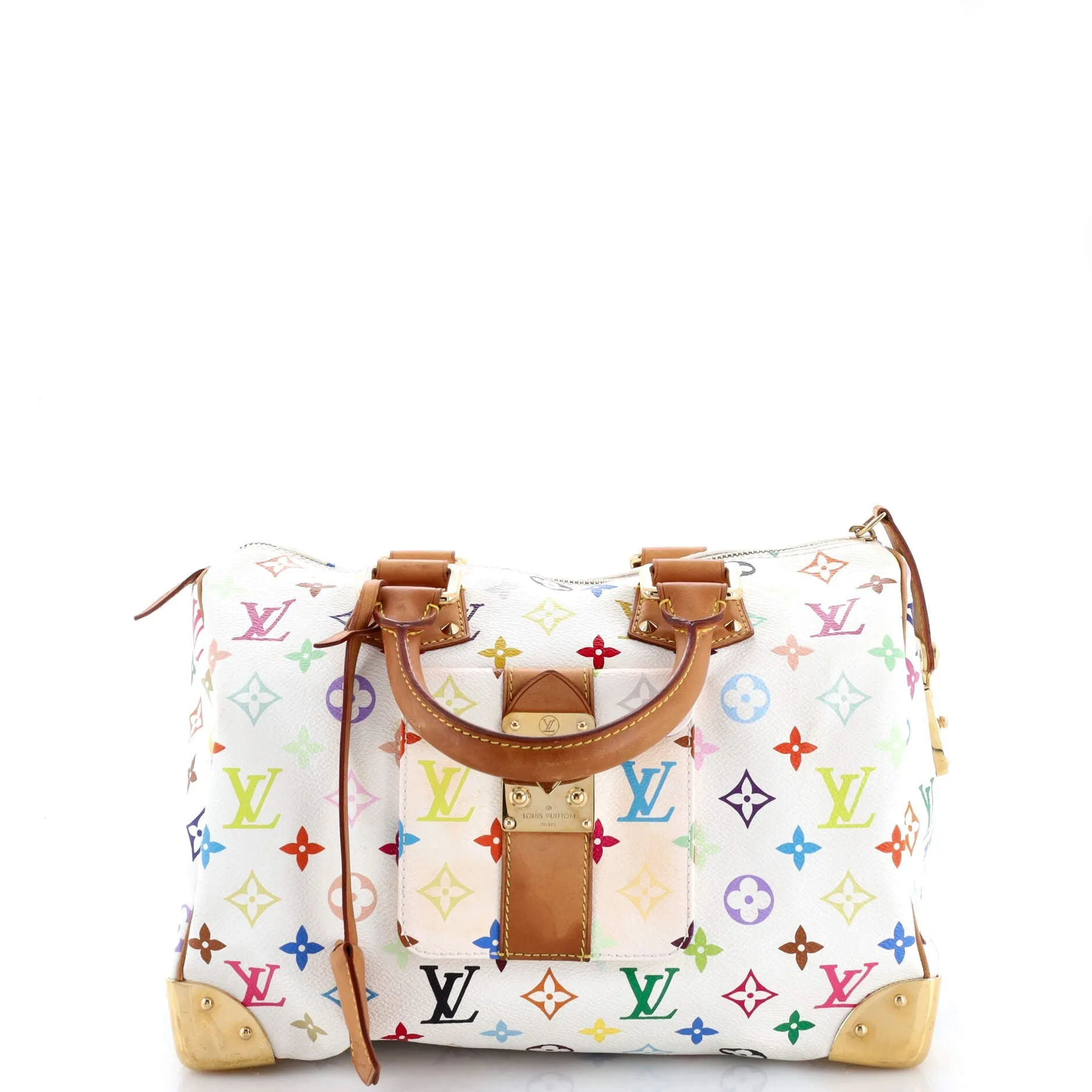 Pre-Loved Louis Vuitton Speedy Handbag Monogram Multicolor 30 sold by Zulily